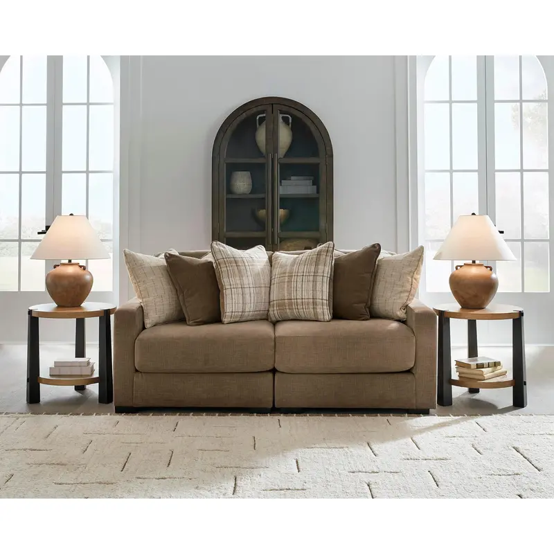 Benchcraft Camellia-Court Standard Fabric Sofa – Two-Seat Or Three-Seat Variant 1