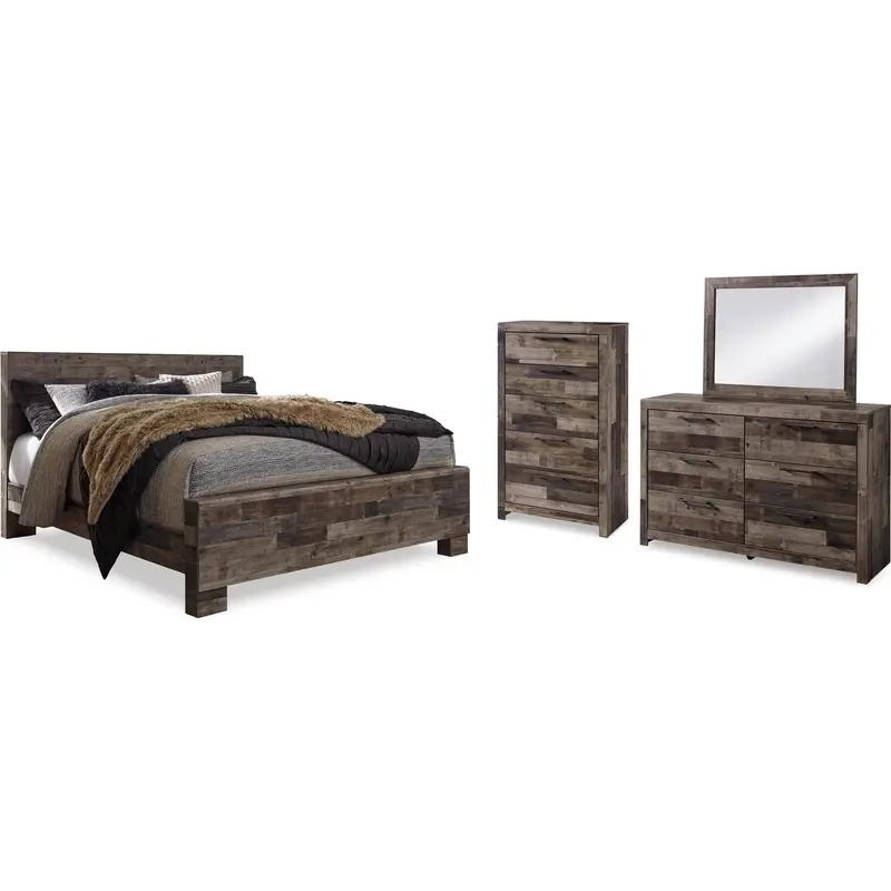 Benchcraft Derekson 6-Piece King Panel Bedroom Collection (B200B63) 1