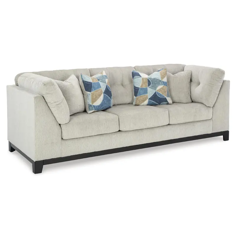 Benchcraft Maxon Place Sofa – Modern Three-Seat Couch With Track Arms 1