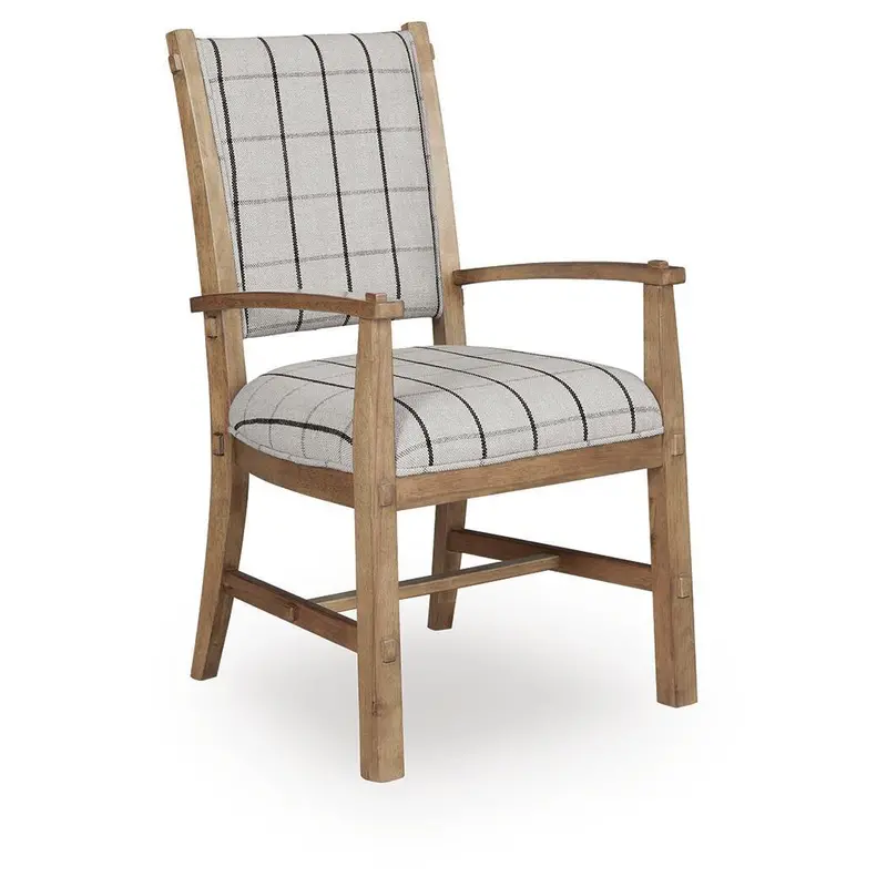 Benchcraft Ridgester Upholstered Dining Armchair – D858-01A 1