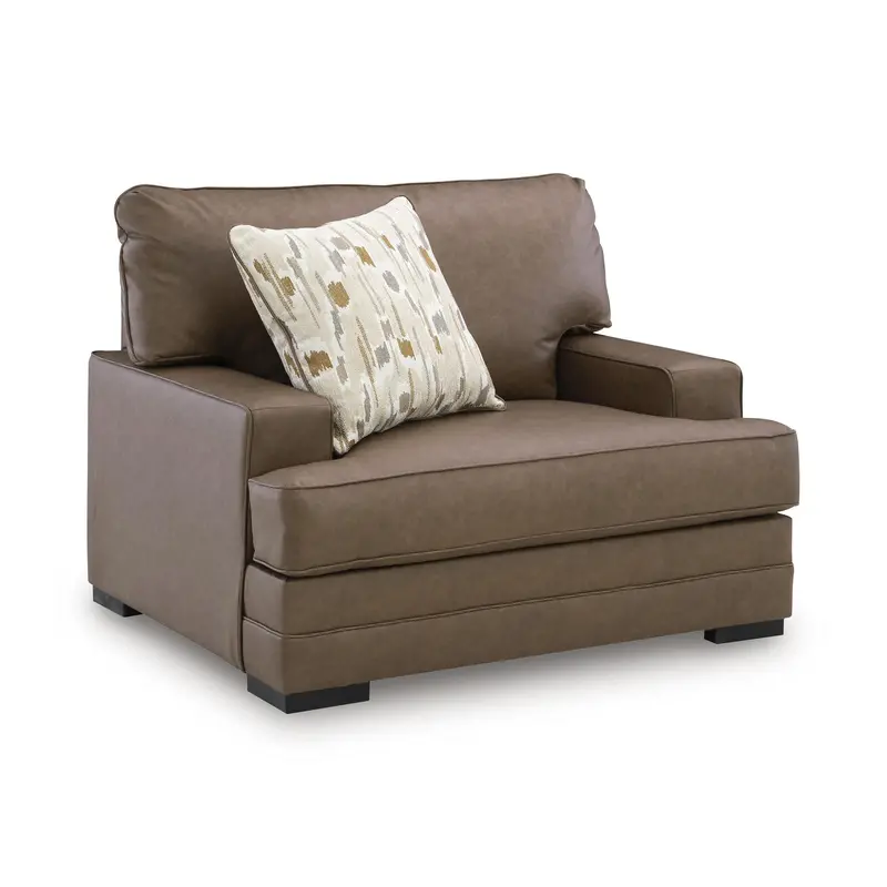 Benchcraft Villacourt Leather-Look Accent Chair – Single Seater 1