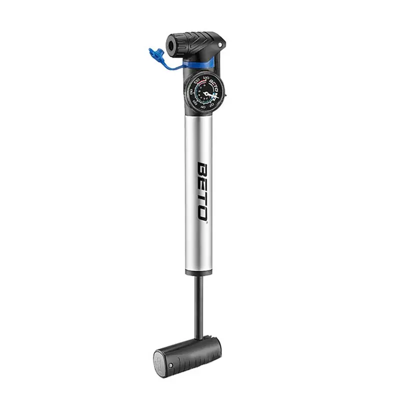 Beto Cah-031Ag Alloy Mini Floor Pump With Pressure Gauge 1