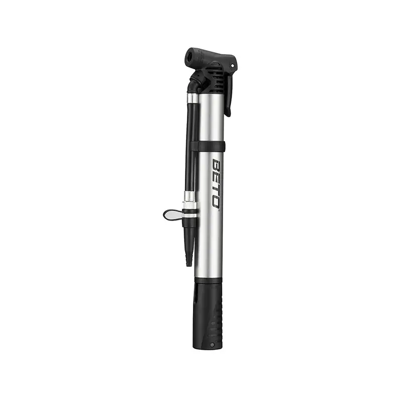 Beto Cmh-001A 5-In-1 Alloy Mini Bike Pump With Multi-Valve Adapter 1