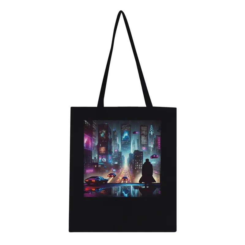 Blade Runner Tote Bag – Durable Canvas Carryall With Retro-Futuristic Art 4
