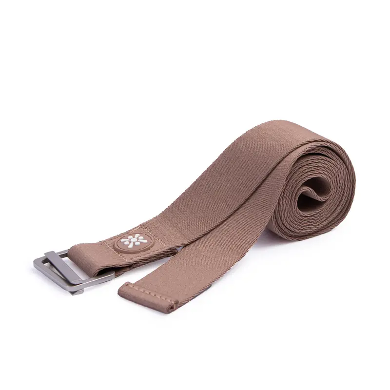 Bloom Anti-Slip Yoga Strap – Durable Cotton Webbing With Secure Buckle Closure 1