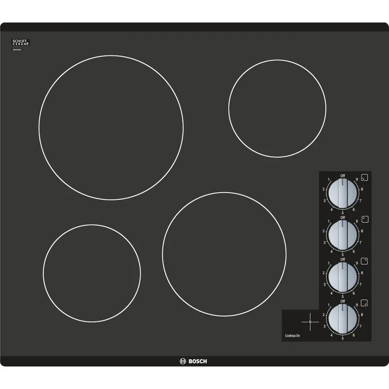 Bosch 24-Inch Built-In Electric Cooktop With Precision Control – Nem5466Uc 1