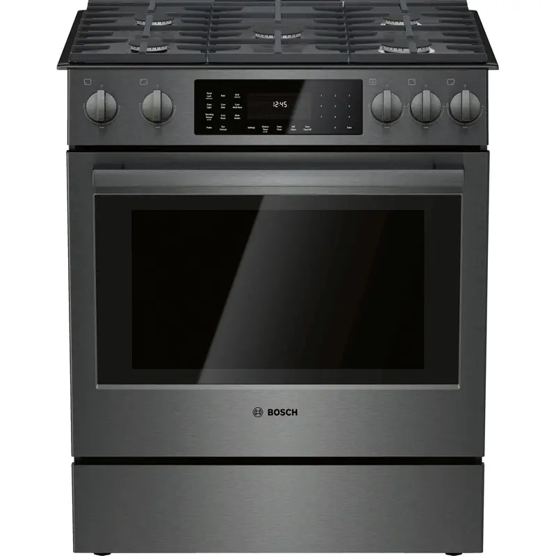 Bosch Hgi8046Uc 30-Inch Slide-In Gas Range – Adaptive Flame Control & 9 Modes 1