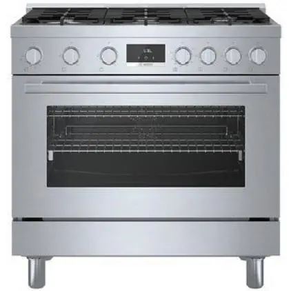 Bosch Hgs8655Uc 36-Inch Freestanding Gas Range – Convection Cooking 1