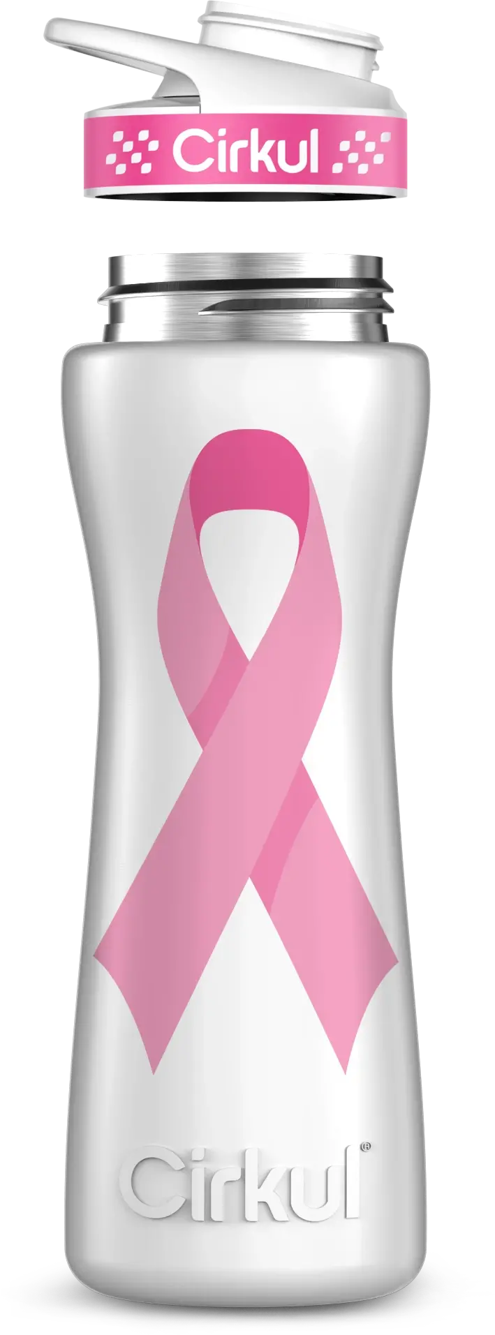 Breast Cancer Awareness Ribbon Cirkul Bottle 1