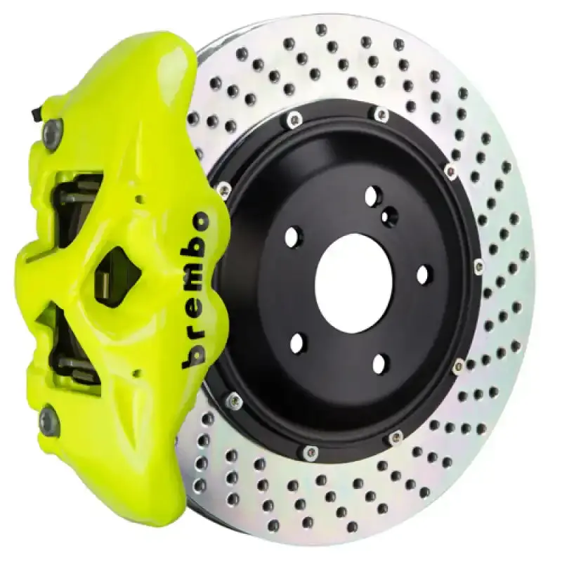 Brembo Gt Big Brake Kit – Front 6-Piston Calipers With Drilled 380X34Mm Two-Piece Rotors – Audi S5 (2008–2017) 1