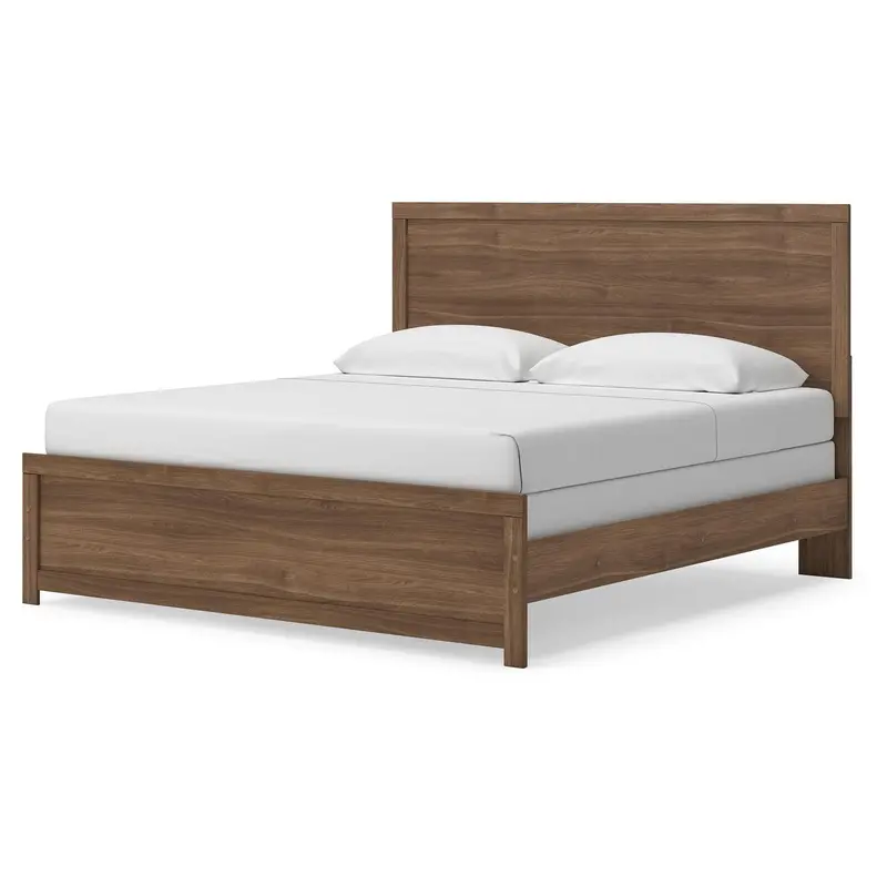 Broachmyn King Panel Bed – Low-Profile Modern Frame 1