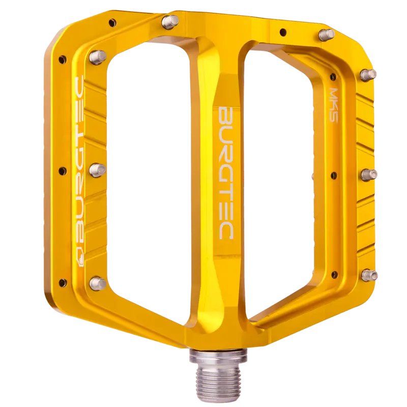 Burgtec Penthouse Flat Mk5 Pedals – Wide Platform, Replaceable Pins 1