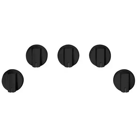 Café Flat Black 5-Piece Gas Cooktop Knob Set – Cxcg1K0Pmfb 1