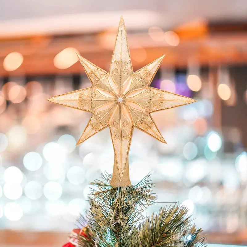 Champagne Glow Finial Decor 1