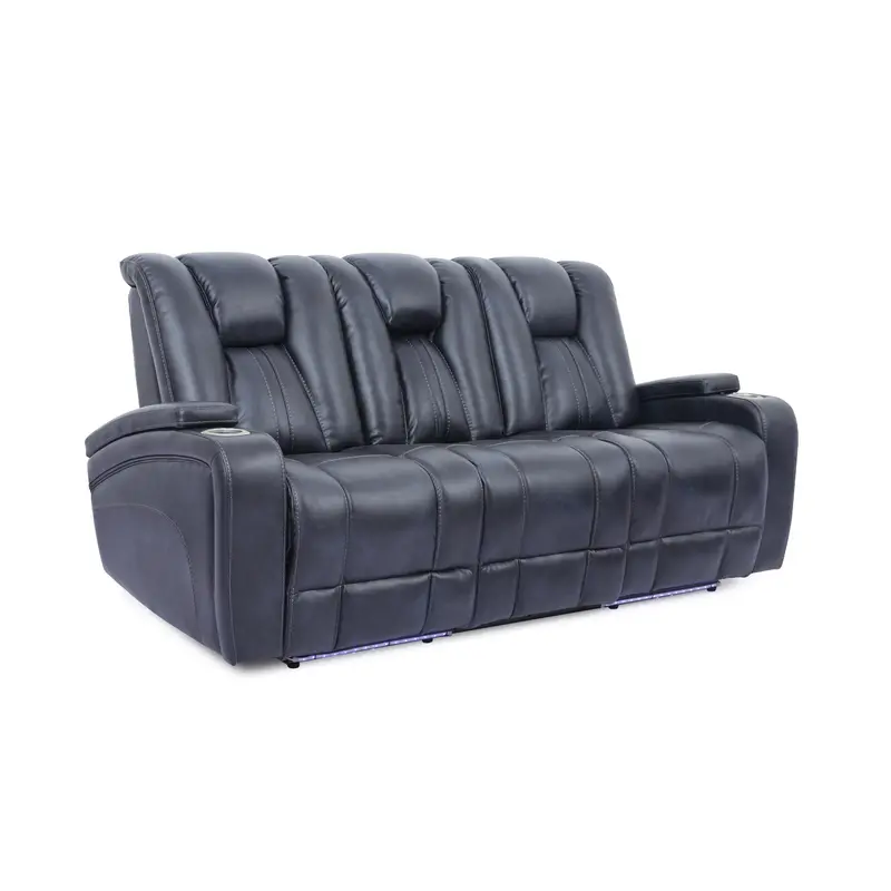 Cheers X9990M Grey Power-Reclining Sofa With Usb Charging Ports 1