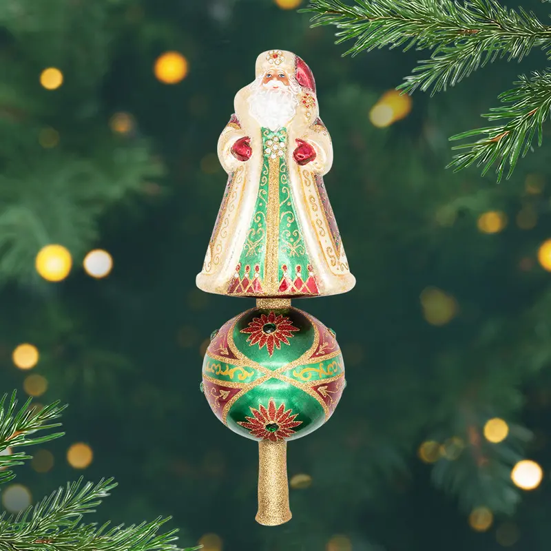 Christmas Crown Finial Accent 1