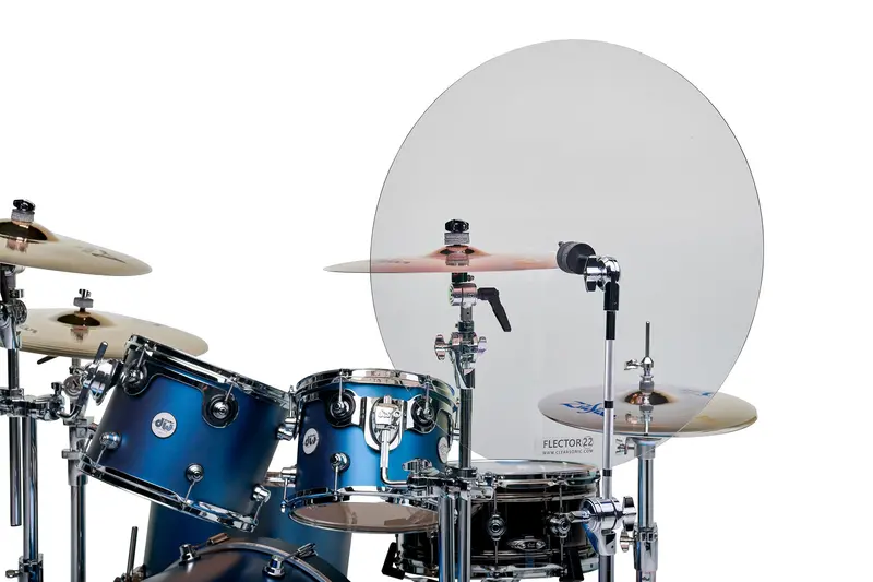 Clearsonic Impact-Resistant Cymbal Shields For Drum Kits 1