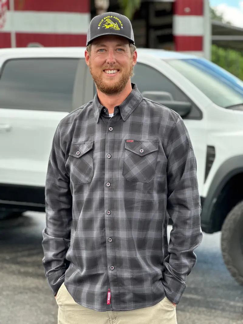 Cleetus Dixxon Plaid Flannel Shirt 1