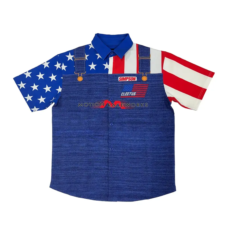Cleetus Firesuit-Style Button-Down Top 1