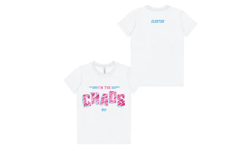 Cleetus Mcfarland 'Chaos Girl' Youth T-Shirt – Fun & Bold Graphic Tee 1