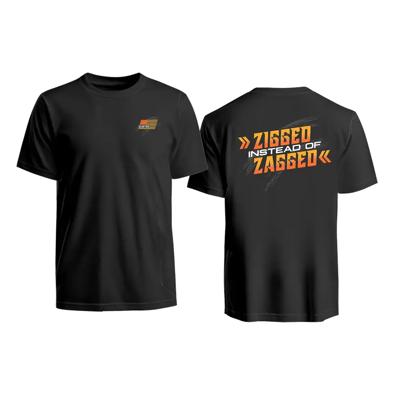 Cleetus Zig Zag Pattern Mechanics T-Shirt 1