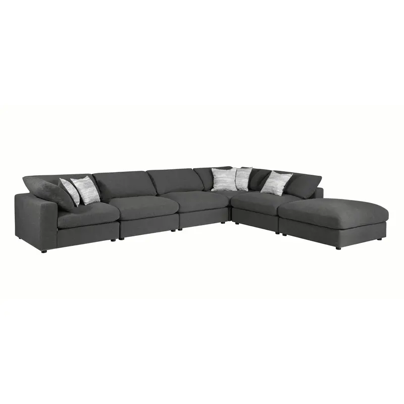 Coaster Serene Fabric Sectional Sofa – 6-Piece Modular Configuration (Set B) 1