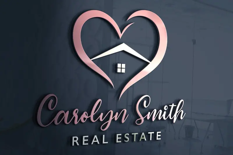 Contemporary Realtor Logo With Heart & Home Symbolism For Real Estate Professionals 1