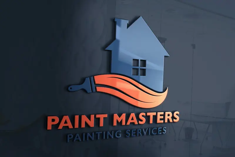 Creative Paint Brush Logo Design For Painting Contractors And Home Improvement Brands 1