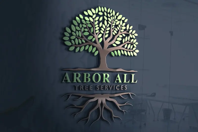 Custom Landscaping Logo Design Featuring Lawn Care, Tree Services, And Arborist Branding 1