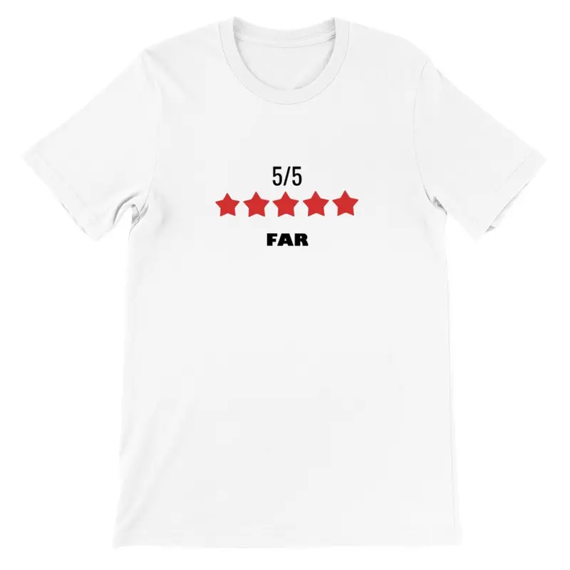 Dad Honor T-Shirt: '5-Star Far' – Playful Unisex Style 1
