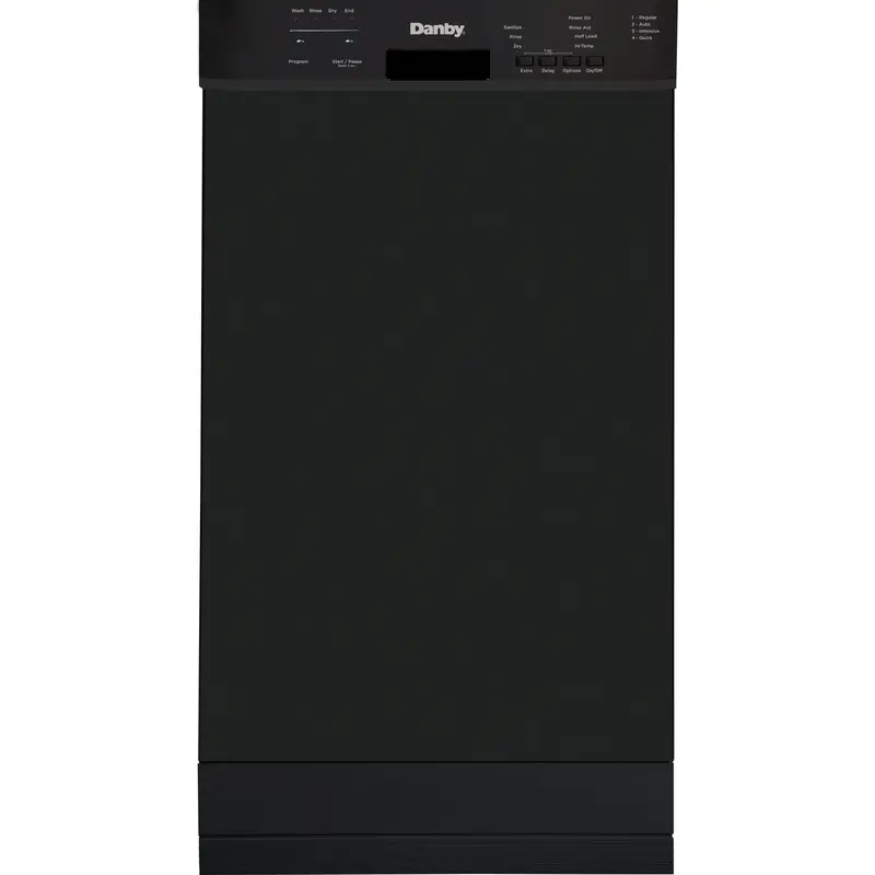 Danby 18-Inch Integrated Dishwasher – Black Front Panel Design (Model Ddw18D1Eb) 1