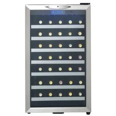 Danby 45-Bottle Dual-Zone Designer Wine Cooler Dwc458Bls 1