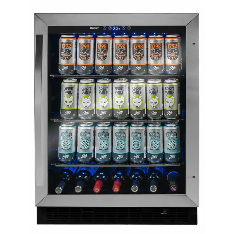 Danby Dbc057A1Bss 5.7 Cu. Ft. Built-In Beverage Center – Black Stainless Steel 1
