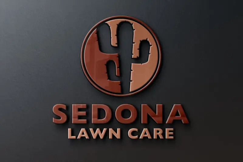 Desert-Style Landscape Logo Design Featuring Cactus Motifs For Lawn & Garden Businesses 1
