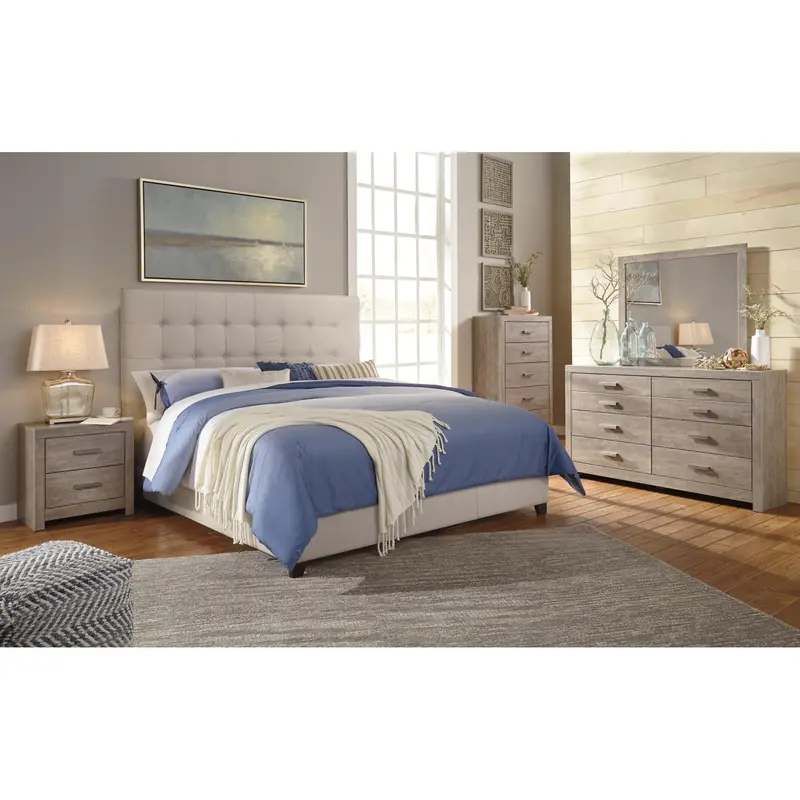 Dolante Queen Upholstered Panel Bedroom Set – 5-Piece Ashley Signature Design 1