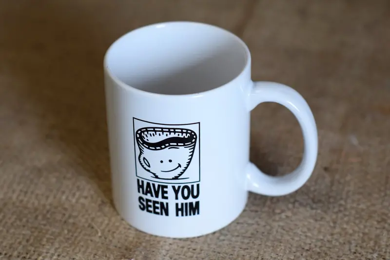 Drop In Coffee Ceramic Mug With Branded Design 1