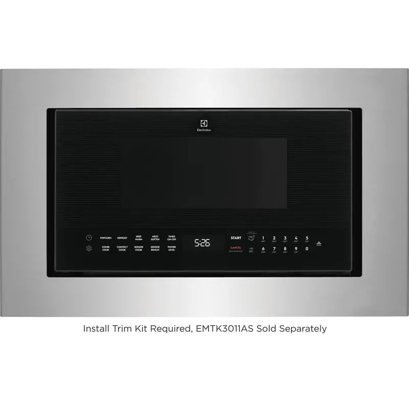 Electrolux Built-In Microwave Oven – 30-Inch Trim Kit Compatible, Black Stainless 1