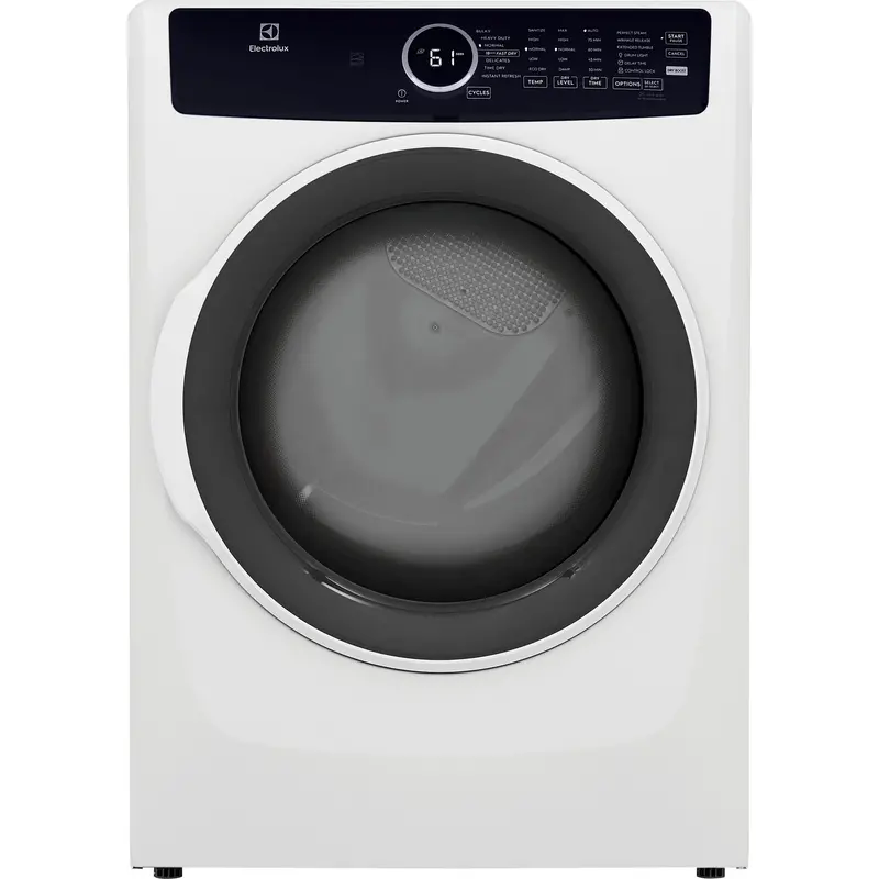 Electrolux Elfg7437Aw 8.0 Cu. Ft. Gas Dryer With Smart Dry Programs 1