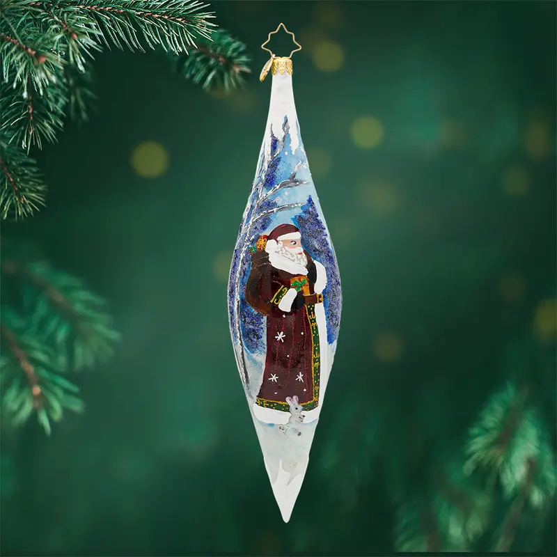 Evergreen Night Icicle Ornament 1