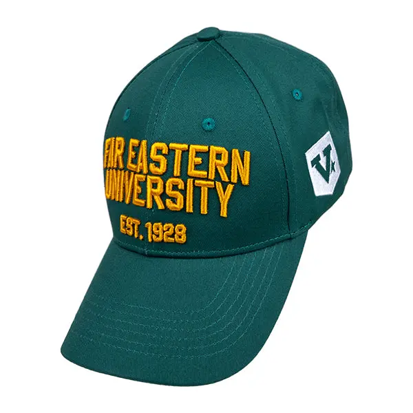 Far Eastern University Uaap Embroidered Cap – 'Established' Theme, High-Density Embroidery 1