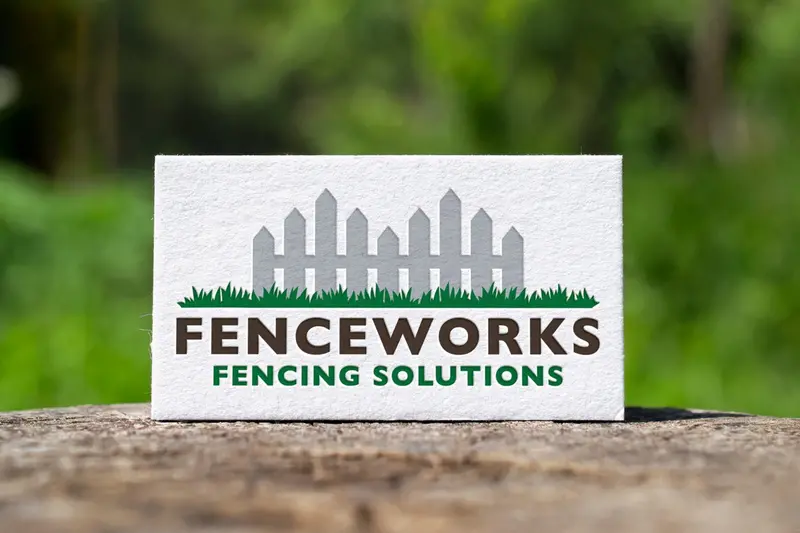 Fence Installation Company Logo With Strong, Secure, And Structural Imagery 1