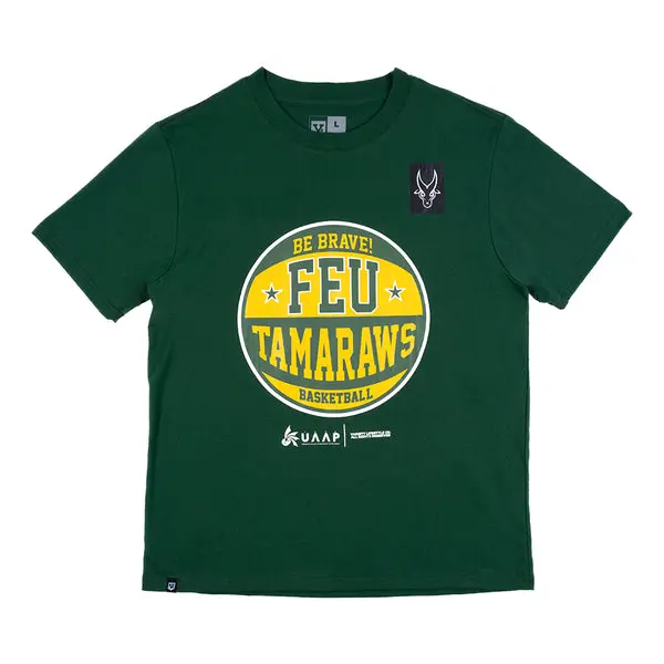 Feu Basketball V2 Athletic Fit Cotton T-Shirt 1