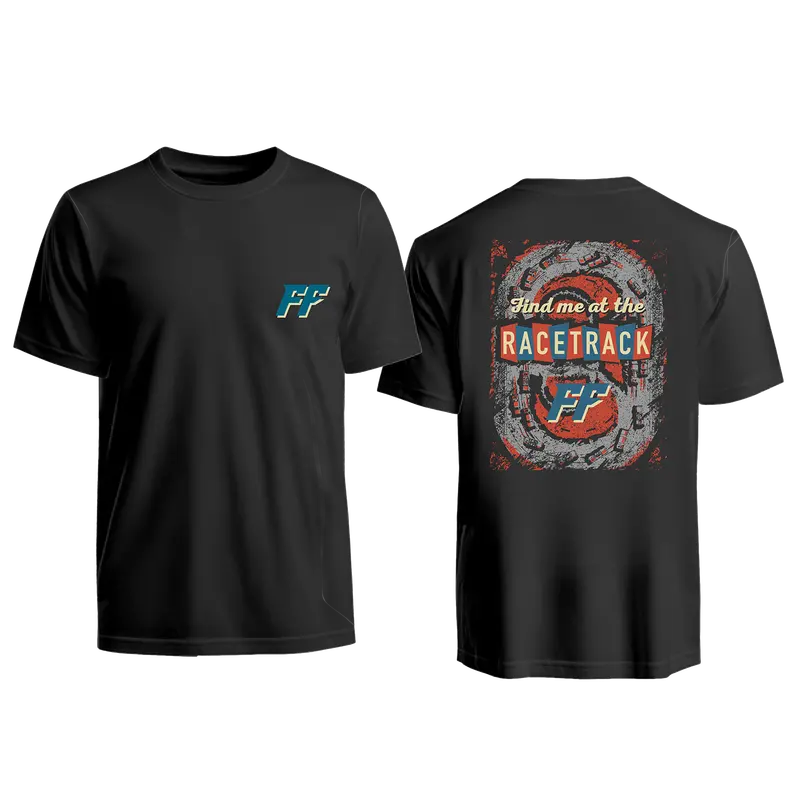 Find Me At The Racetrack Graphic T-Shirt 1