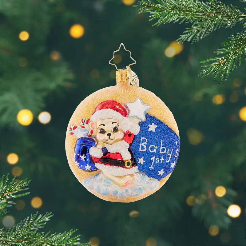 First Christmas Ornament For Baby – Darling Gem Keepsake 1