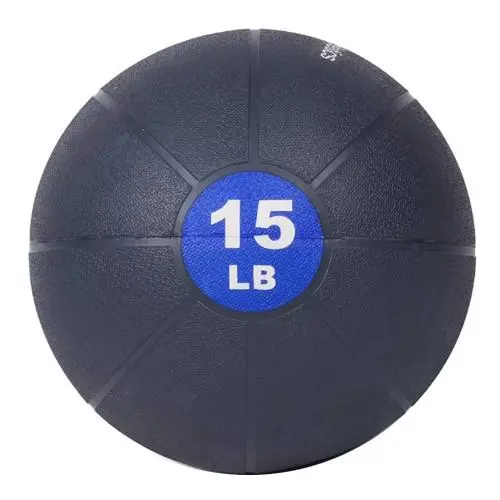 Fitness & Athletics 15Lb Textured Medicine Ball For Strength And Conditioning 1