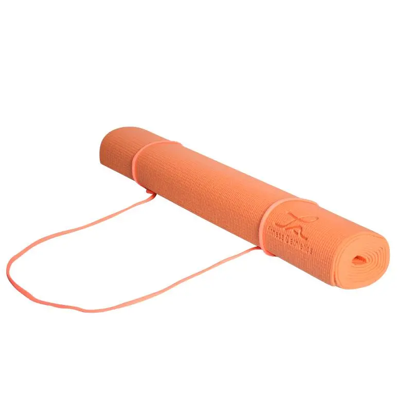 Fitness & Athletics Orange 3Mm Yoga Mat – Colorful Non-Slip Exercise Mat 1