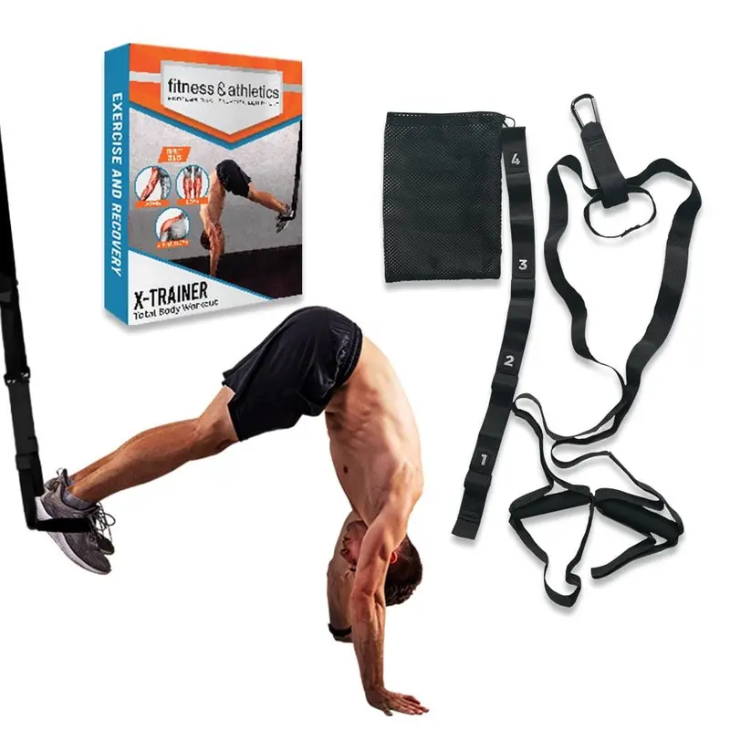 Fitness & Athletics X-Trainer Suspension System – Portable Bodyweight Training Kit 1