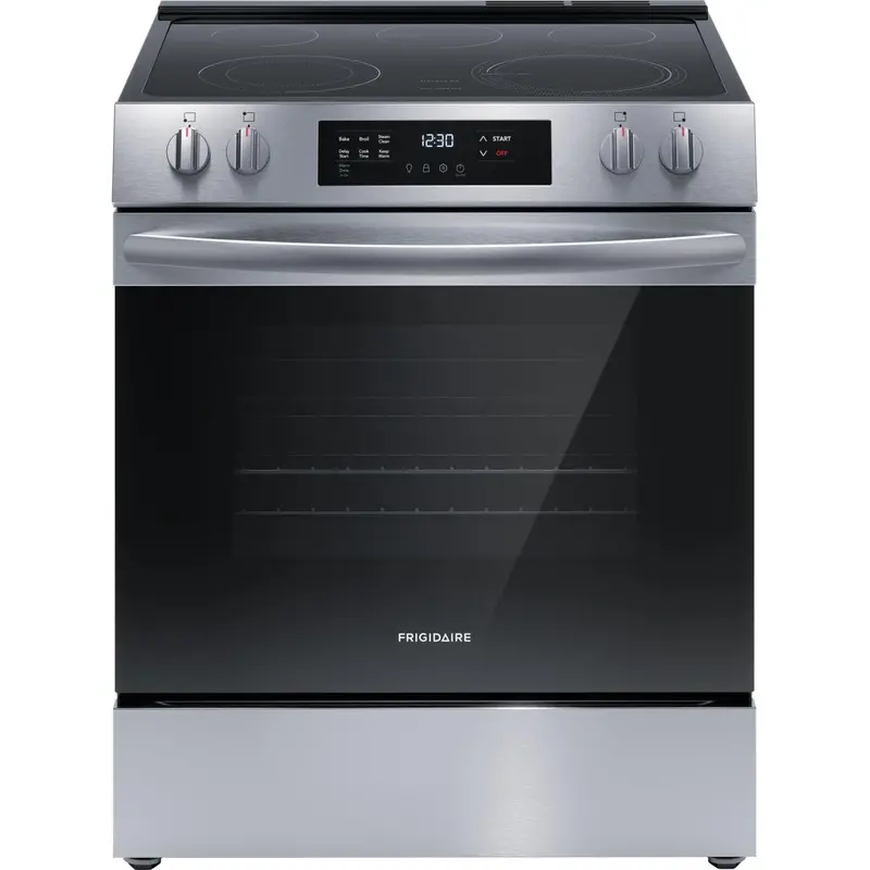 Frigidaire 30-Inch Freestanding Electric Range – Evenheat™ Element, Sleek Stainless (Fcfe306Cas) 1