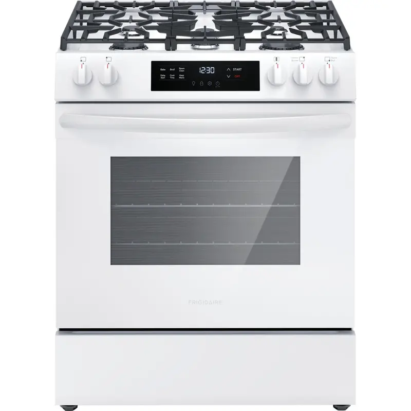 Frigidaire 30-Inch Freestanding Gas Range – Stainless Steel, Precise Flame Control (Fcfg3062Aw) 1