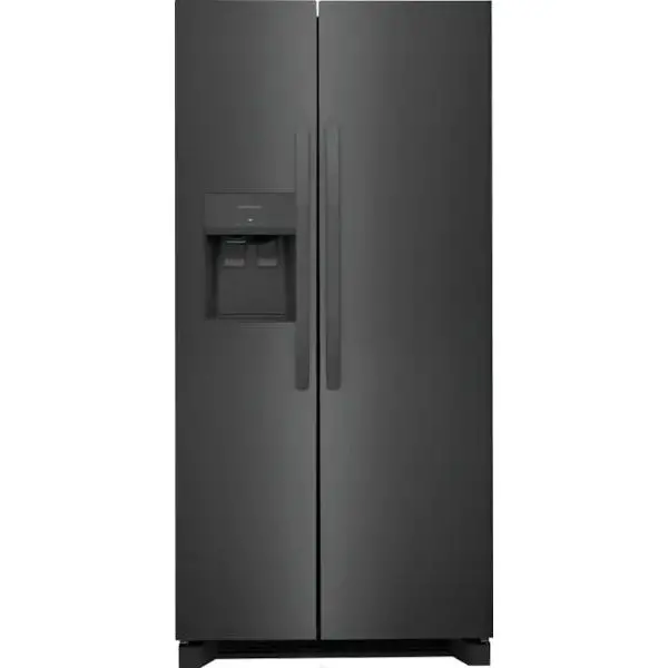 Frigidaire 33-Inch Side-By-Side Refrigerator – 22.2 Cu. Ft., Ice & Water Dispenser, Model Frss2323Ad 1